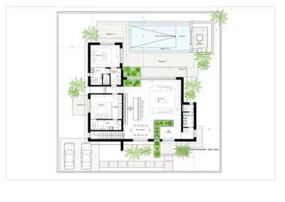 PLAN RDC VILLA BAYA