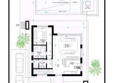 PLAN VILLA NOURA RDC