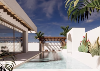 Villa Santorin Marrakech côté Pisine Ronsart Invest