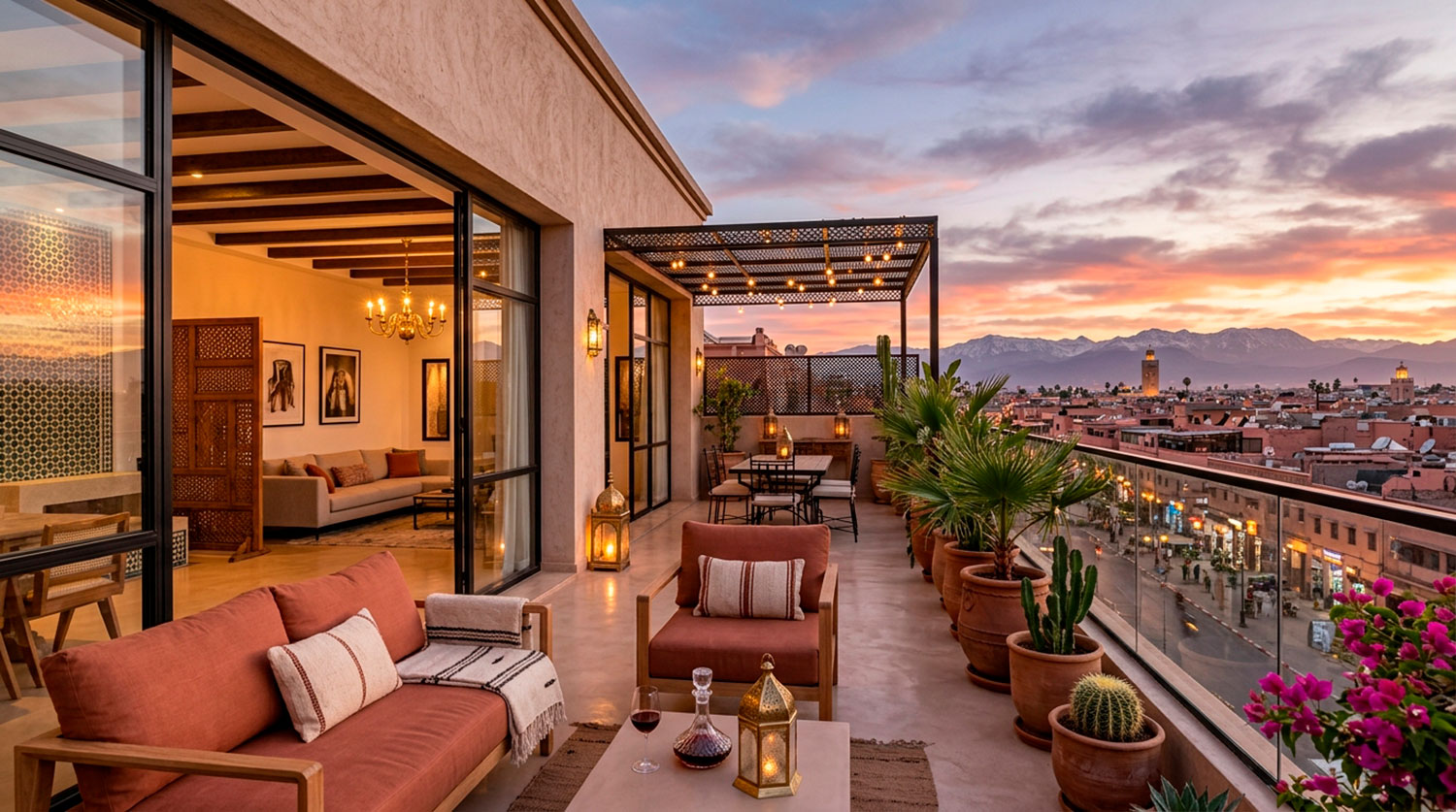 Appartement de Prestige Guéliz<br />
Marrakech<br />
Ronsart Invest