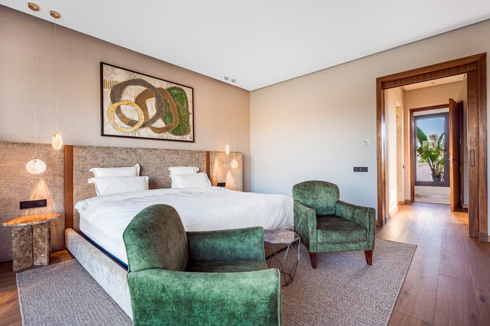 Suite Villa contemporaine de luxe Palmeraie Marrakech